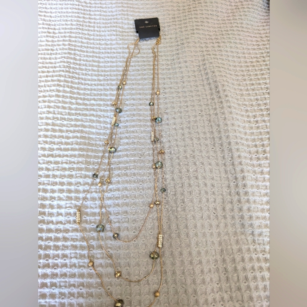 Gold and Silver Multi-Strand Necklace